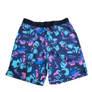 Speedo Swim Trunks Shorts, Floral Design, Men's XL